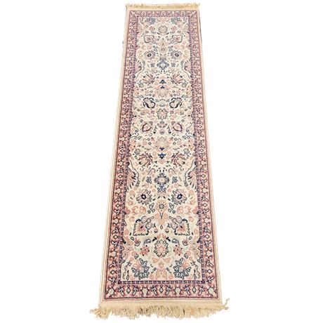 Ivory Persian Style Wool Runner