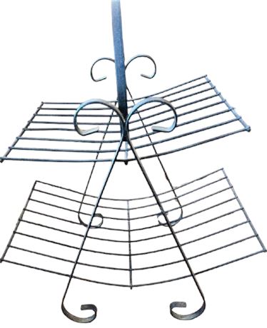 Mcm black metal rack