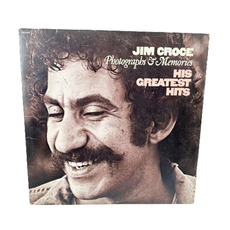 Jim Croce Photographs & Memories Greatest Hits LP