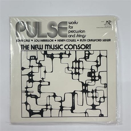 The New Music Consort Pulse Works for Percussion and Strings Sealed Vinyl Record