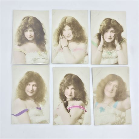 Antique French Risque Postcard Lot