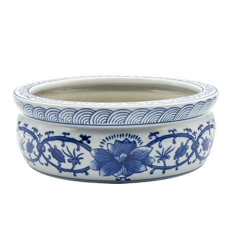 Vintage Chinoiserie Ceramic Bowl