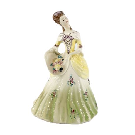 Vintage Goldcrest Ceramics "Summer" Victorian Lady Figurine