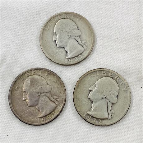 3 - 1932 Washington Quarters