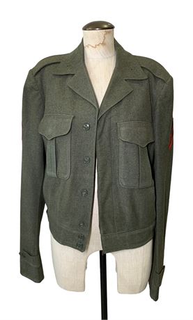 Fine Ike era US Military Army Drab Green Wool Jacket