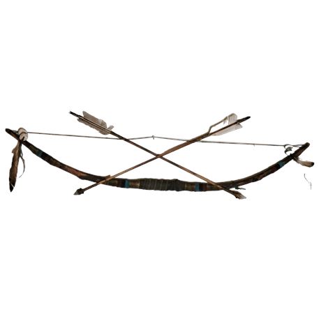 Navajo Native American Beaded Bow & Arrows