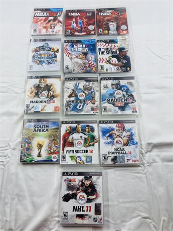 PS3 Game Lot of 13