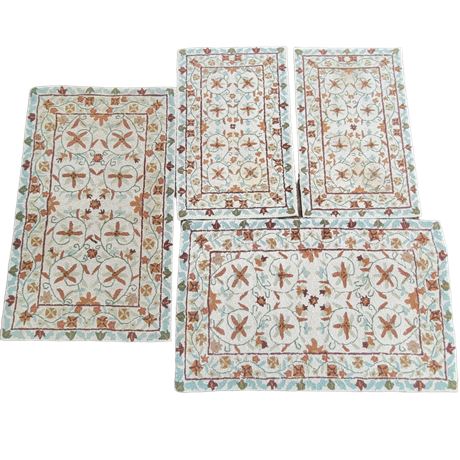 Floral Area Rugs - 44x26 Inch & 32x20 Inch