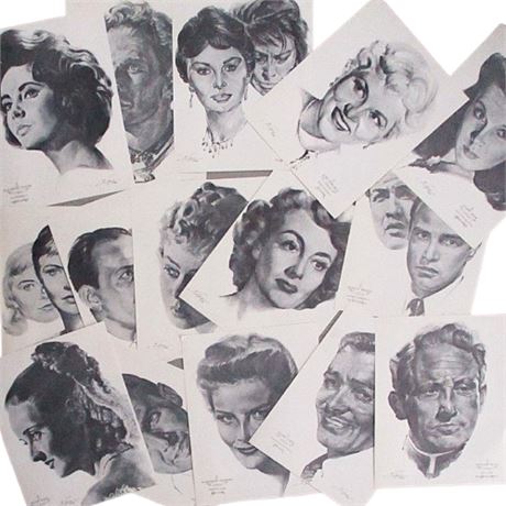 VTG 1962 Portfolio Collection Academy Award Winning Actors by Nicholas Volpe