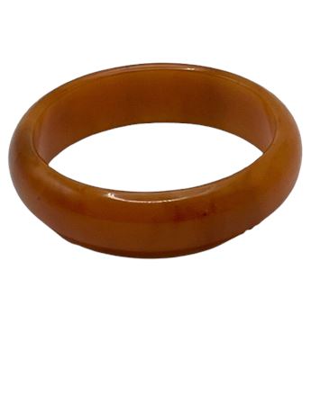 Butterscotch Bakelite bangle bracelet