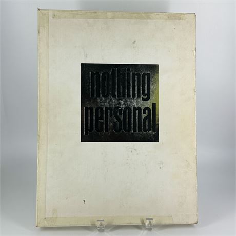 "Nothing Personal" Hardcover Richard Avedon Art Book by James Baldwin