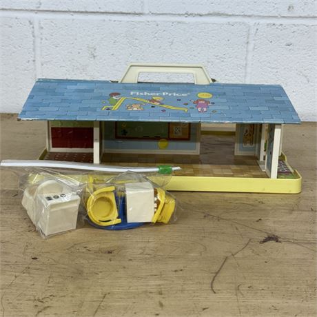 1978 Fisher Price Play Family Nursery School House
