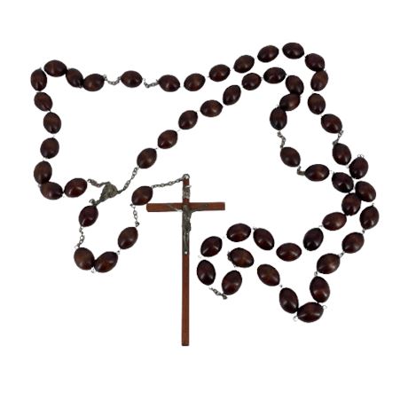 Large 5' Wooden Rosary