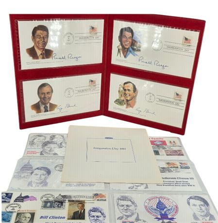 1981 Ronald Reagan Inauguration Day & Other First day issue stamps