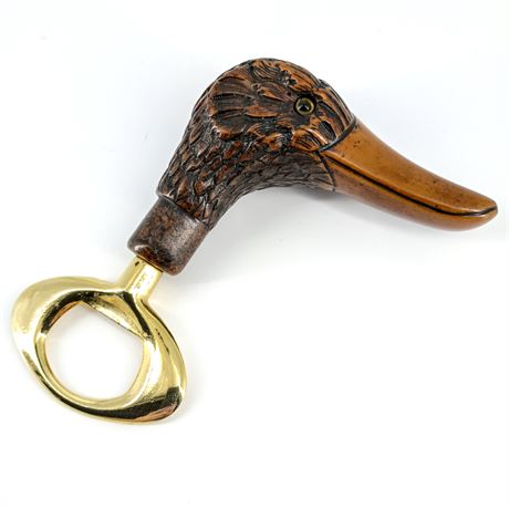Vintage Duck Head Bottle Opener / Bar Tool