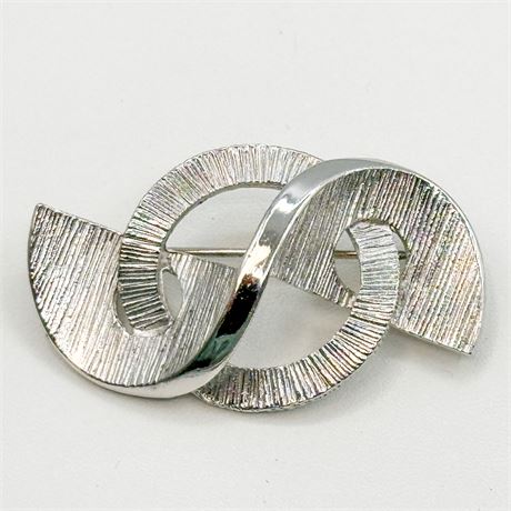 Vintage Silver Tone Brooch