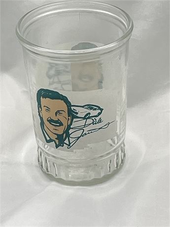 Bama jelly glass jar NASCAR driver Dale  Jarrett