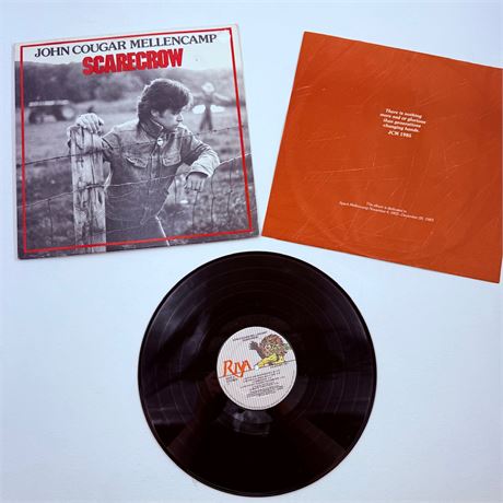 John Cougar Mellencamp Scarecrow Vinyl Record