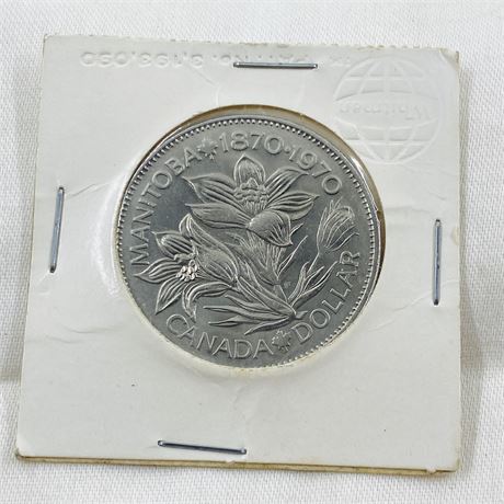 BU 1970 Canada Manitoba Dollar