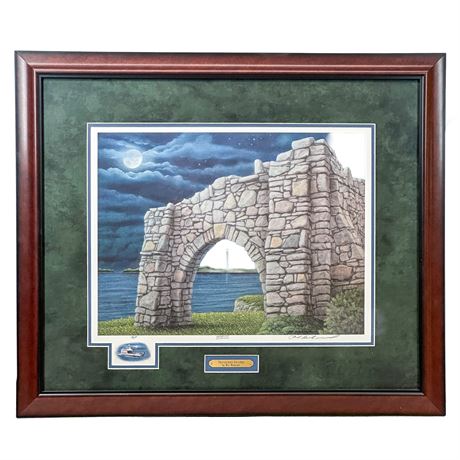 Framed Lithographic Print "Treasured Islands" by Artist Ben Richmond