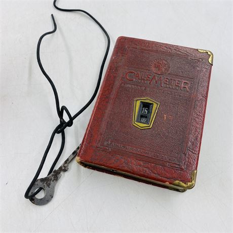 Antique Calemeter Bank Book w/ Key