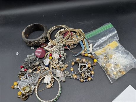 Craft Jewelry w/Earring Backs