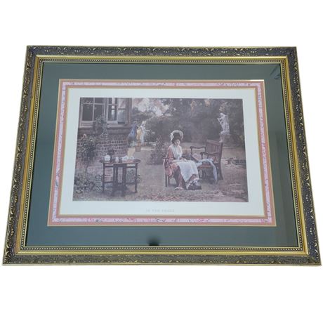 C.E. Clifford "In the Shade" Framed Print