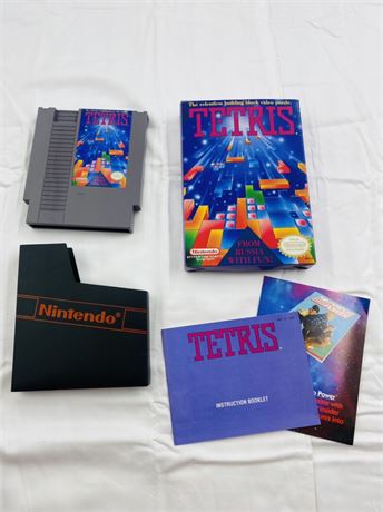 NES Tetris CIB w/ Manual + Insert