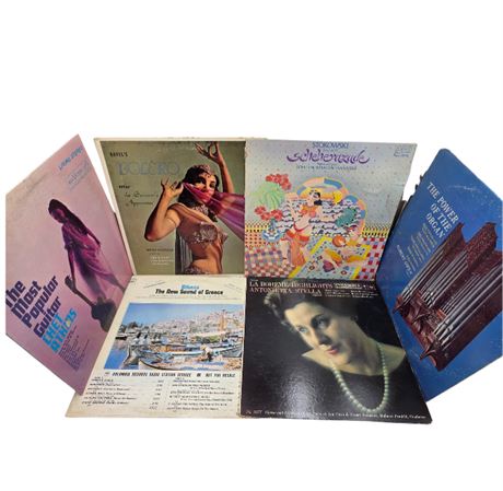 Lot of 6 Vintage Instrumental Records