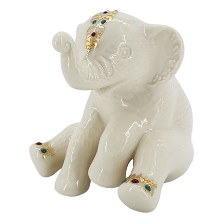 Vintage 1992 Lenox China Jewels Elephant Figurine