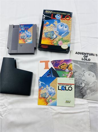 NES Adventures of Lolo CIB w/ Manual + Inserts