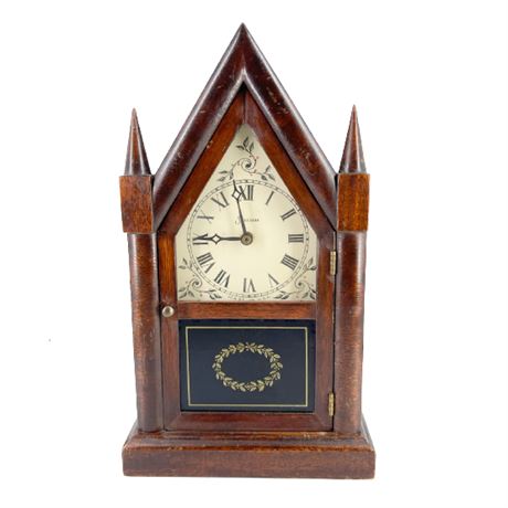 Vintage Sessions Clock Co. Cathedral Electric Clock