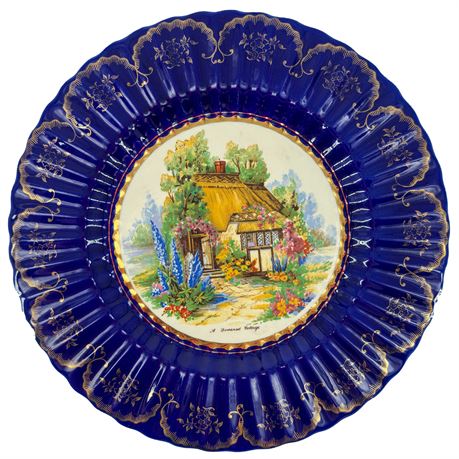 Vintage Royal Victoria Pottery Wade England Decorative Plate