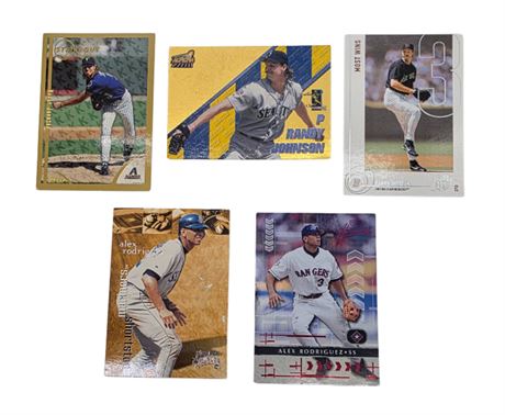 Alex Rodriguez & Randy Johnson Baseball Cards