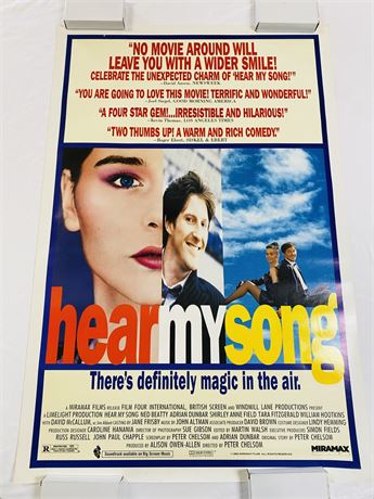 Hear My Song Original 27x41 Movie Poster - Rolled
