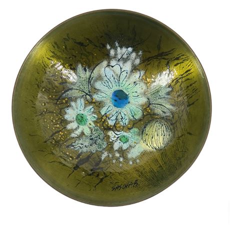 Sascha Brastoff Saschab Enamel Bowl