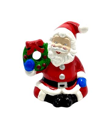 Vtg Ceramic Santa Figurine