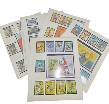 Lot of VTG Disney Stamps