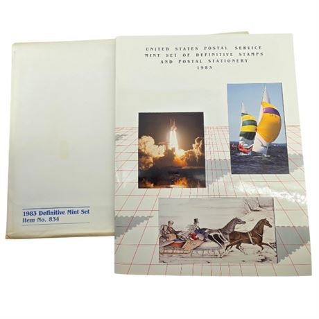 1983 Definitive Mint Set Stamps & Stationary Collection - Complete