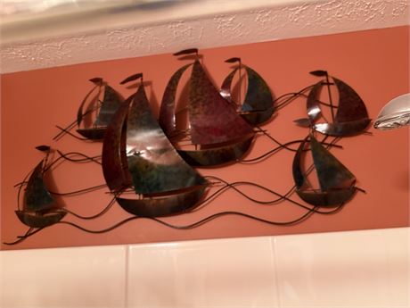 Metal Sailing Ships