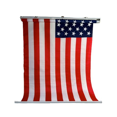Retractable American Flag