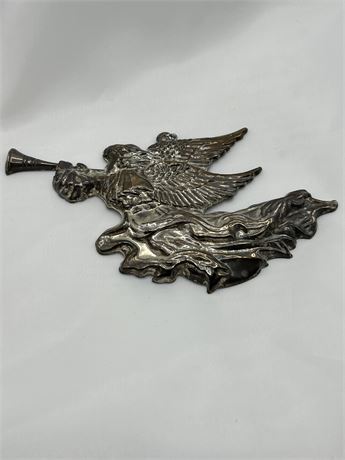 Silver plate, 5 inch royal Limited heavy angel ornament