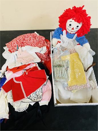 Huge Lot of Doll Clothing