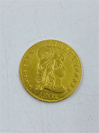 1802/1 $5 Gold AU++