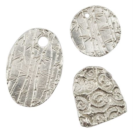 Artisan Made Stamped Sterling Silver Pieces