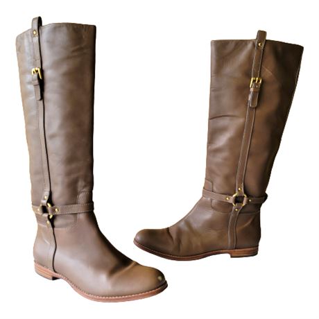 Coach "Monday" Leather Riding Boot