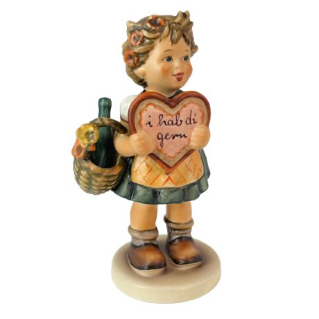 Hummel "Valentines Gift" Girl Figurine