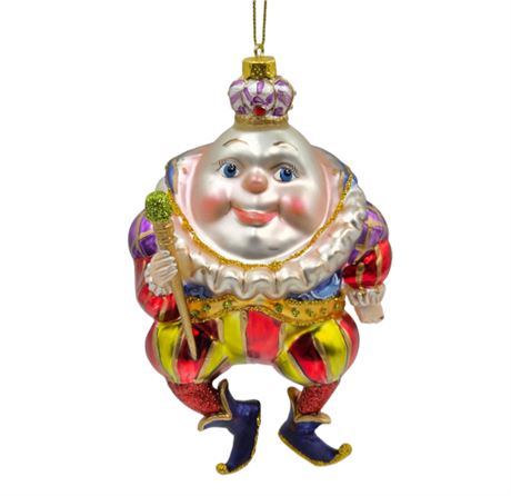 5" Humpty Dumpty Jester Ornament, Dept. 56