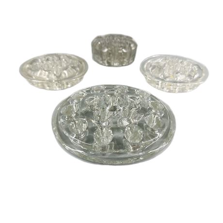 Lot of Assorted Glass Flower Frogs