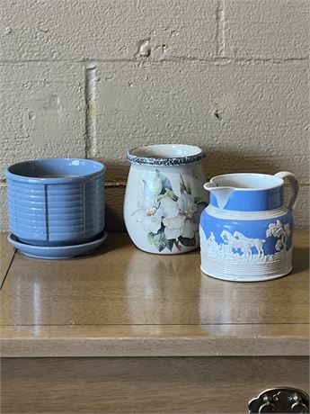 Miscellaneous Vintage stoneware pottery lot